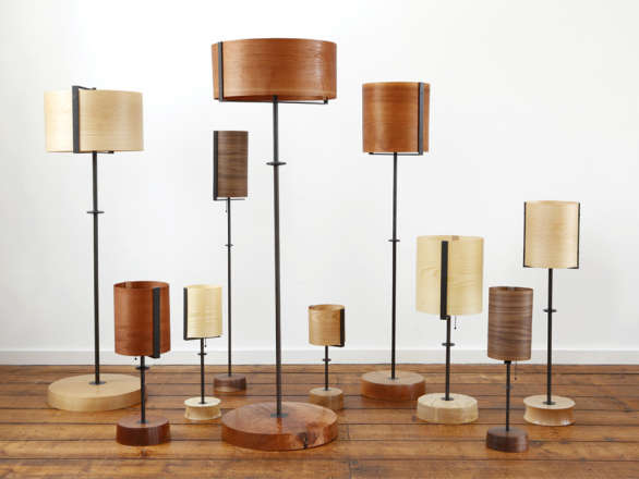 Veneer Shade Lamp Collection