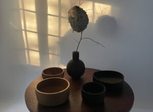 wooden bowls and objects